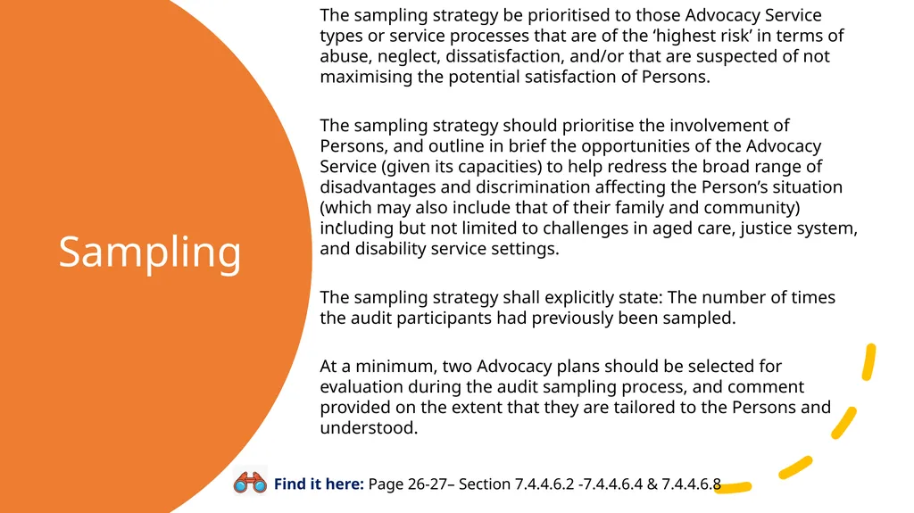 Advocacy Standard: Scheme Development Stakeholder - slide 21 of 27