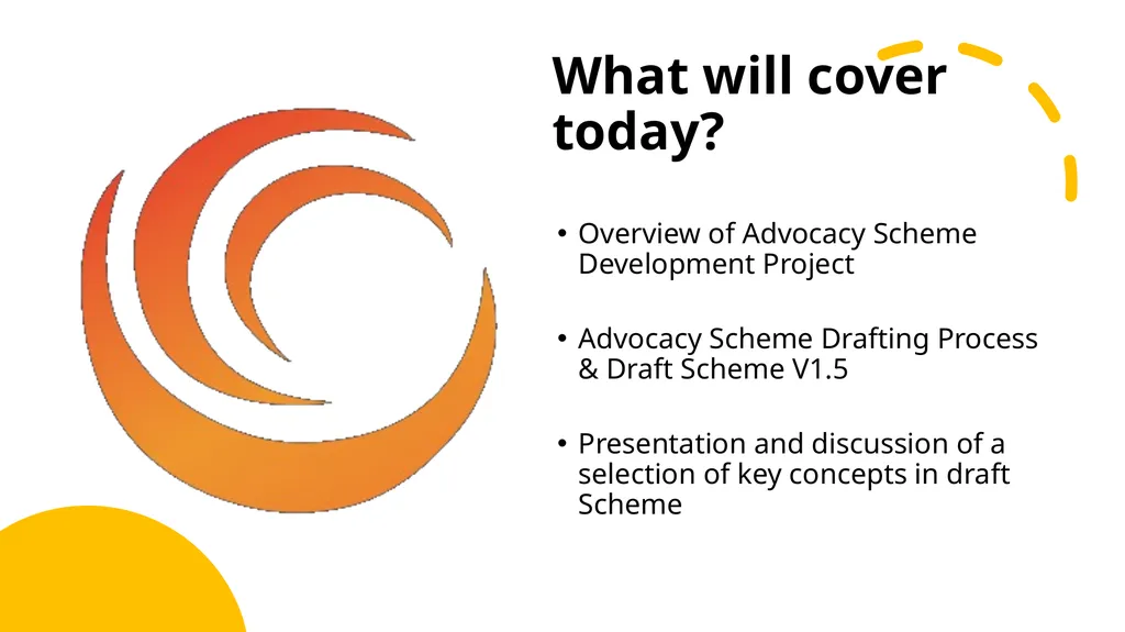 Advocacy Standard: Scheme Development Stakeholder - slide 2 of 27