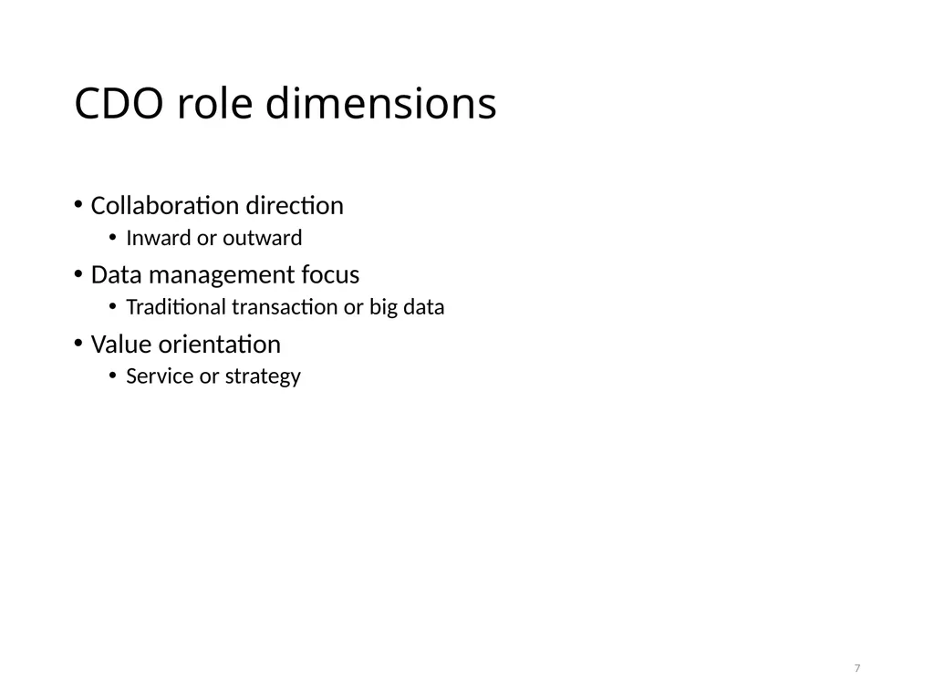 Data Administration Bad administration, to be - slide 7 of 43