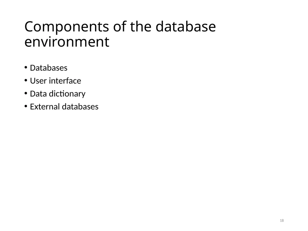 Data Administration Bad administration, to be - slide 18 of 43