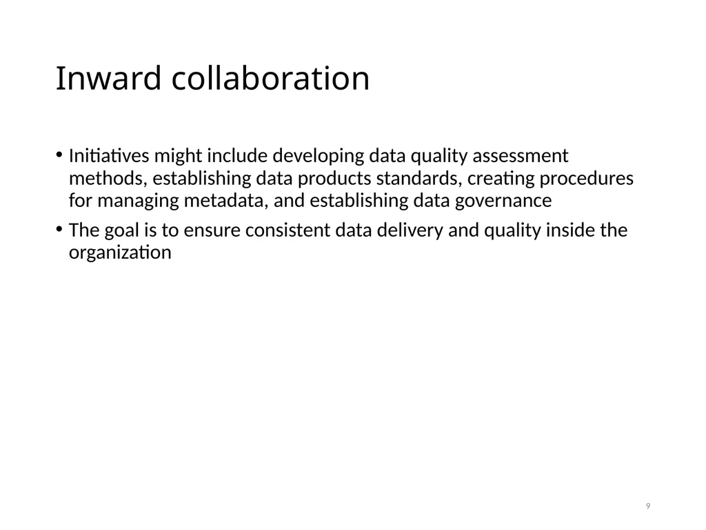 Data Administration Bad administration, to be - slide 9 of 43