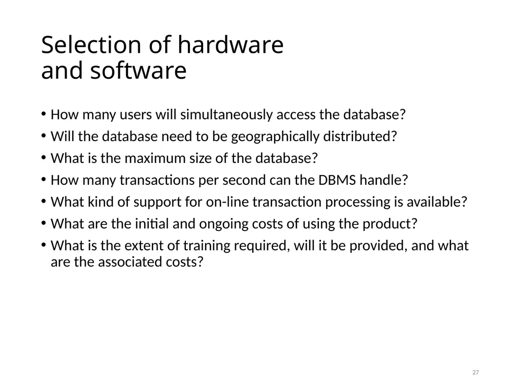 Data Administration Bad administration, to be - slide 27 of 43