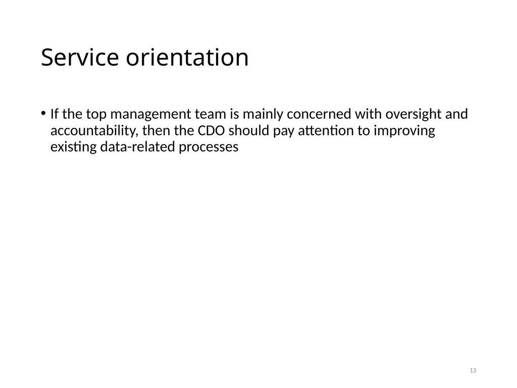 Data Administration Bad administration, to be - slide 13 of 43