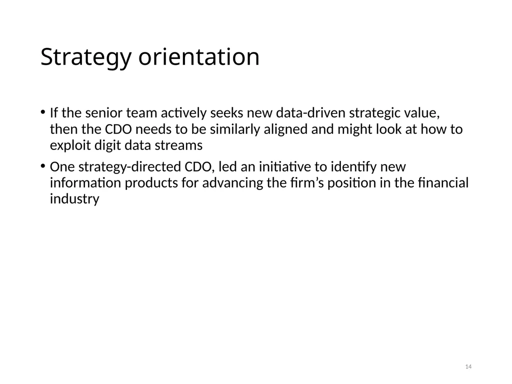 Data Administration Bad administration, to be - slide 14 of 43