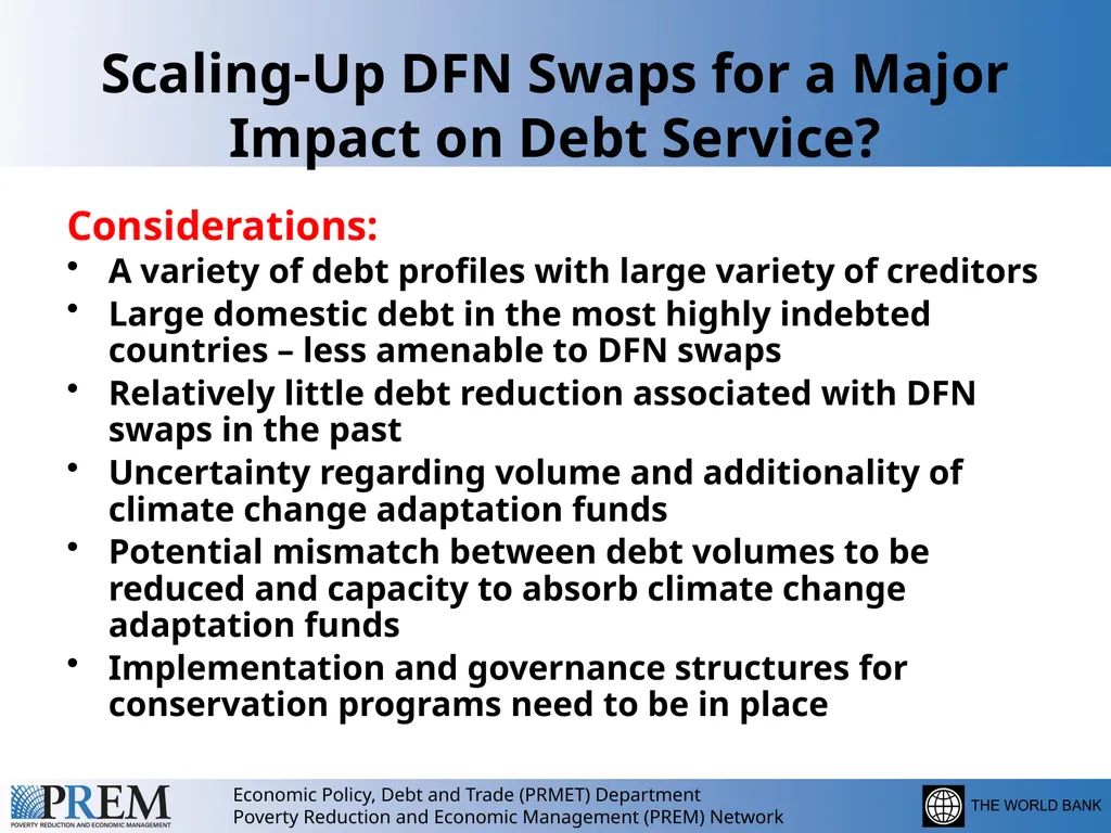 Debt Reduction in Small States: Is there a Role - slide 10 of 12