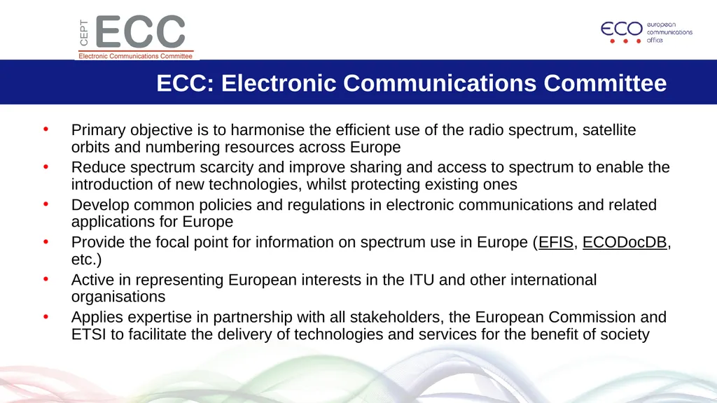 The European regulatory context for spectrum - slide 3 of 9