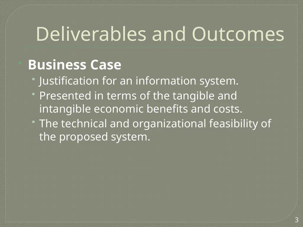 Project Estimation Describe project scope, - slide 3 of 26