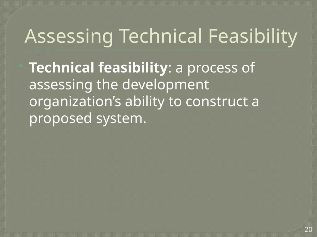 Project Estimation Describe project scope, - slide 15 of 26