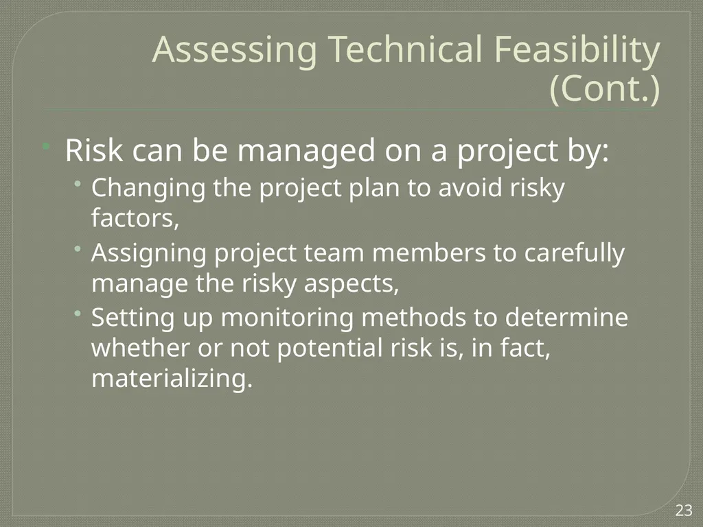 Project Estimation Describe project scope, - slide 18 of 26