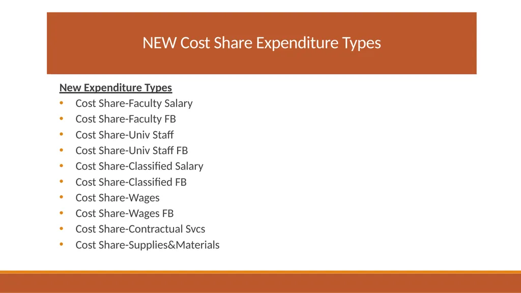 UVA Procedure for Managing Cost Sharing Proposal - slide 12 of 15