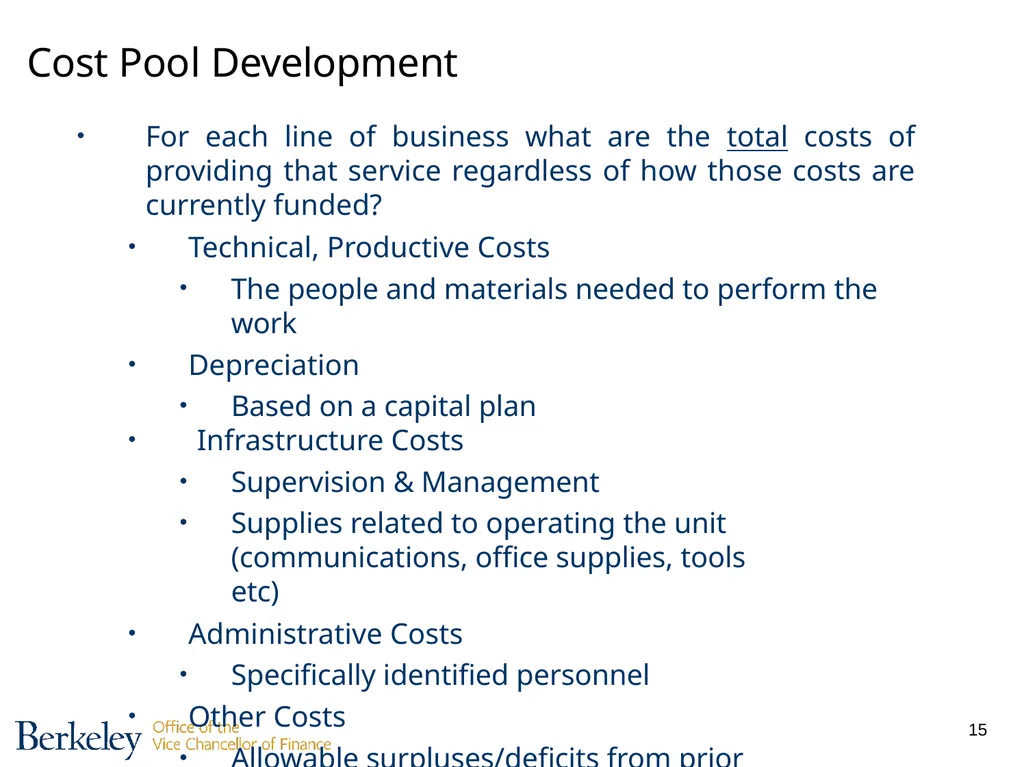 Developing Recharge Rates Hervé Bruckert - slide 15 of 56