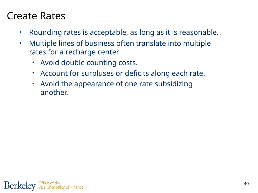 Developing Recharge Rates Hervé Bruckert - slide 40 of 56