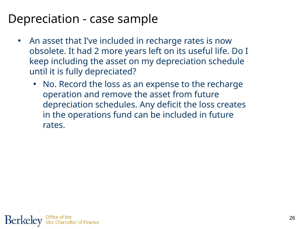 Developing Recharge Rates Hervé Bruckert - slide 26 of 56