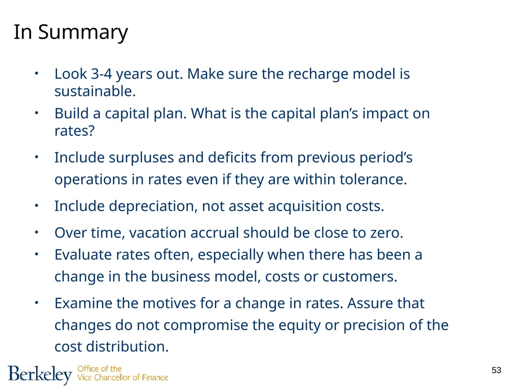 Developing Recharge Rates Hervé Bruckert - slide 53 of 56