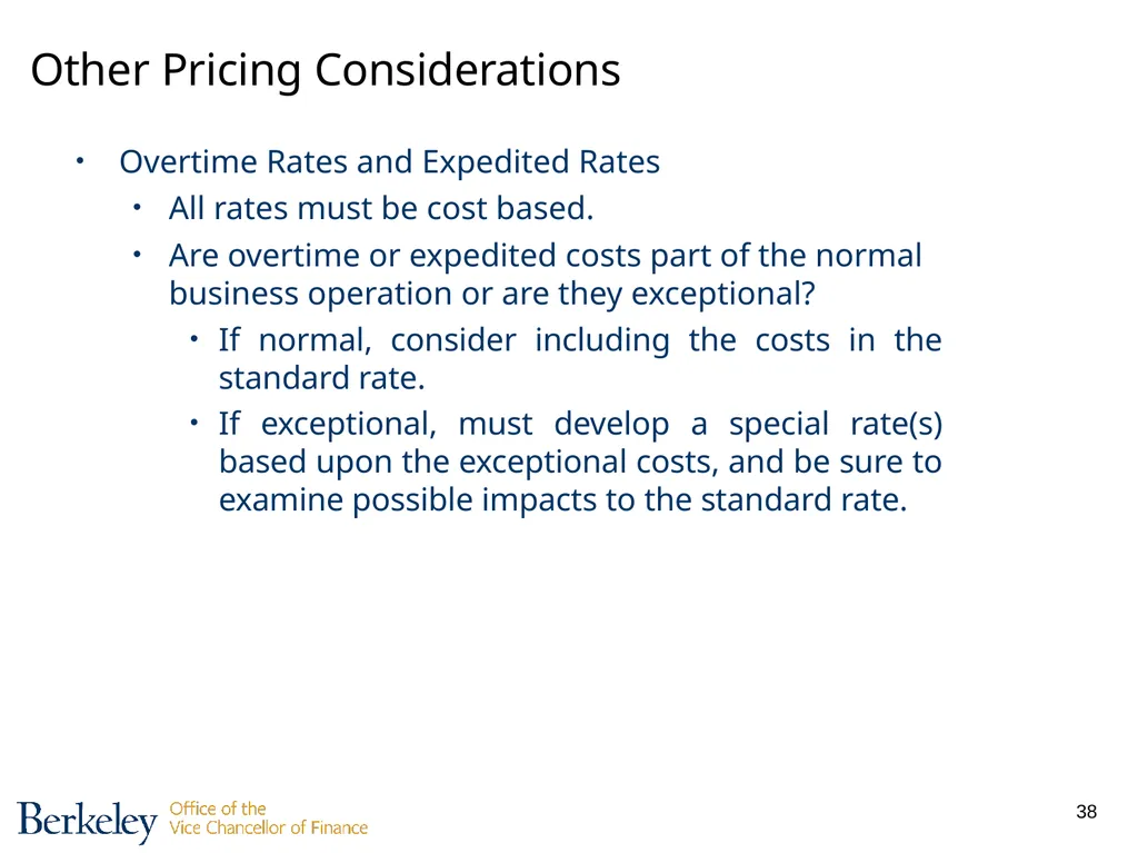 Developing Recharge Rates Hervé Bruckert - slide 38 of 56