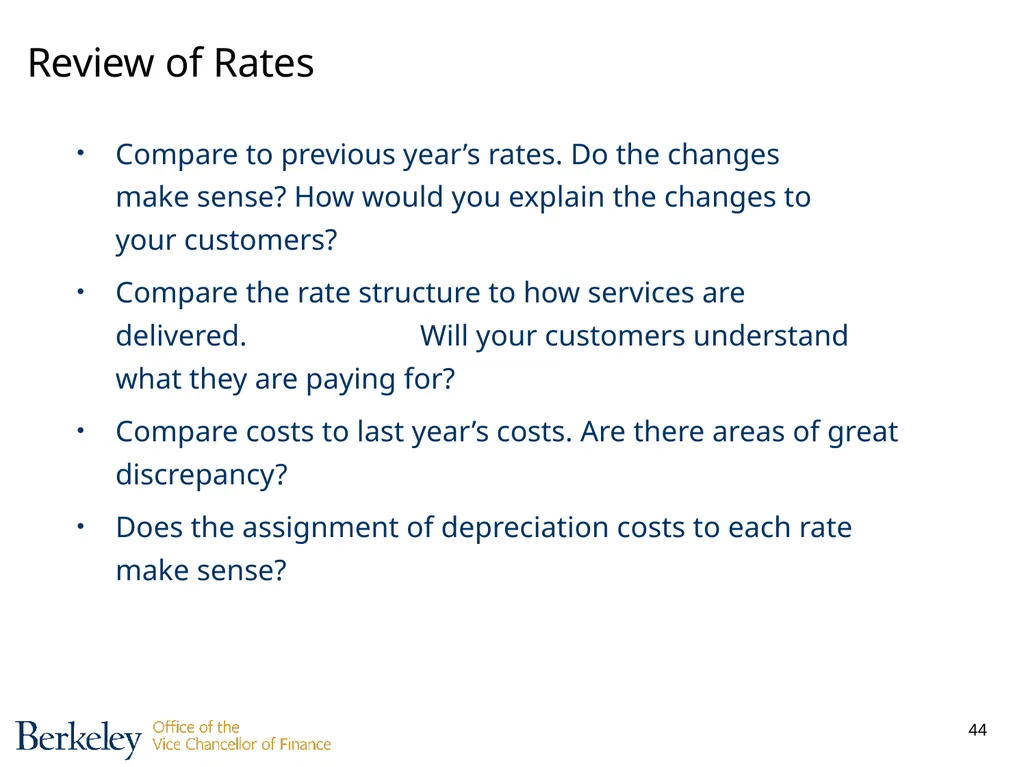Developing Recharge Rates Hervé Bruckert - slide 44 of 56