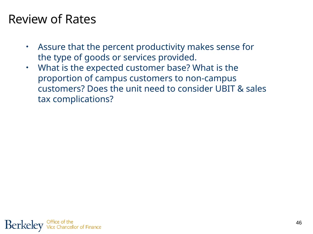 Developing Recharge Rates Hervé Bruckert - slide 46 of 56