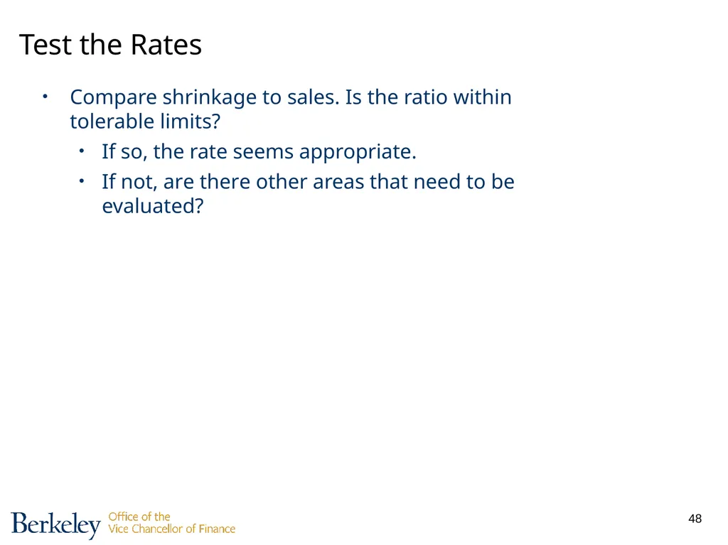 Developing Recharge Rates Hervé Bruckert - slide 48 of 56