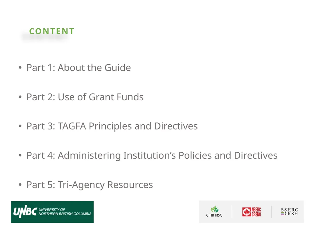 ADVANCING FORWARD: Intro to the New Tri-Agency - slide 3 of 34