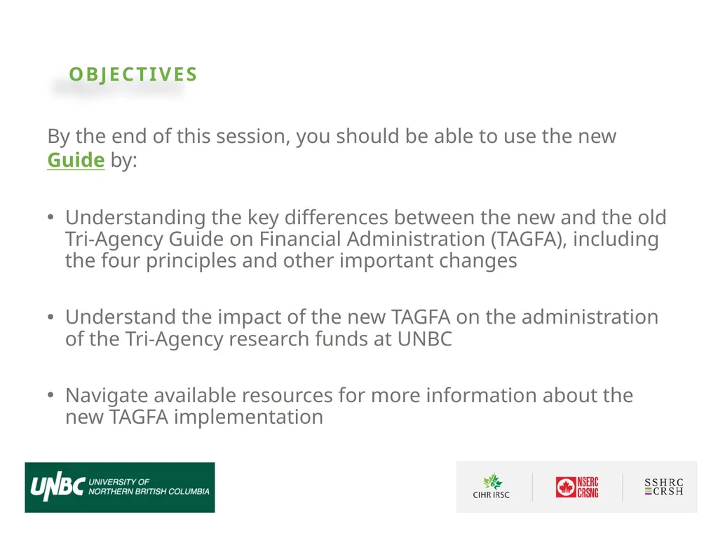 ADVANCING FORWARD: Intro to the New Tri-Agency - slide 2 of 34