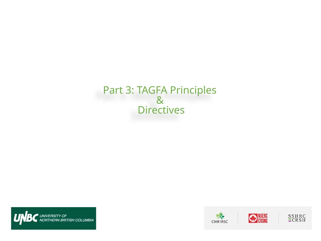 ADVANCING FORWARD: Intro to the New Tri-Agency - slide 10 of 34