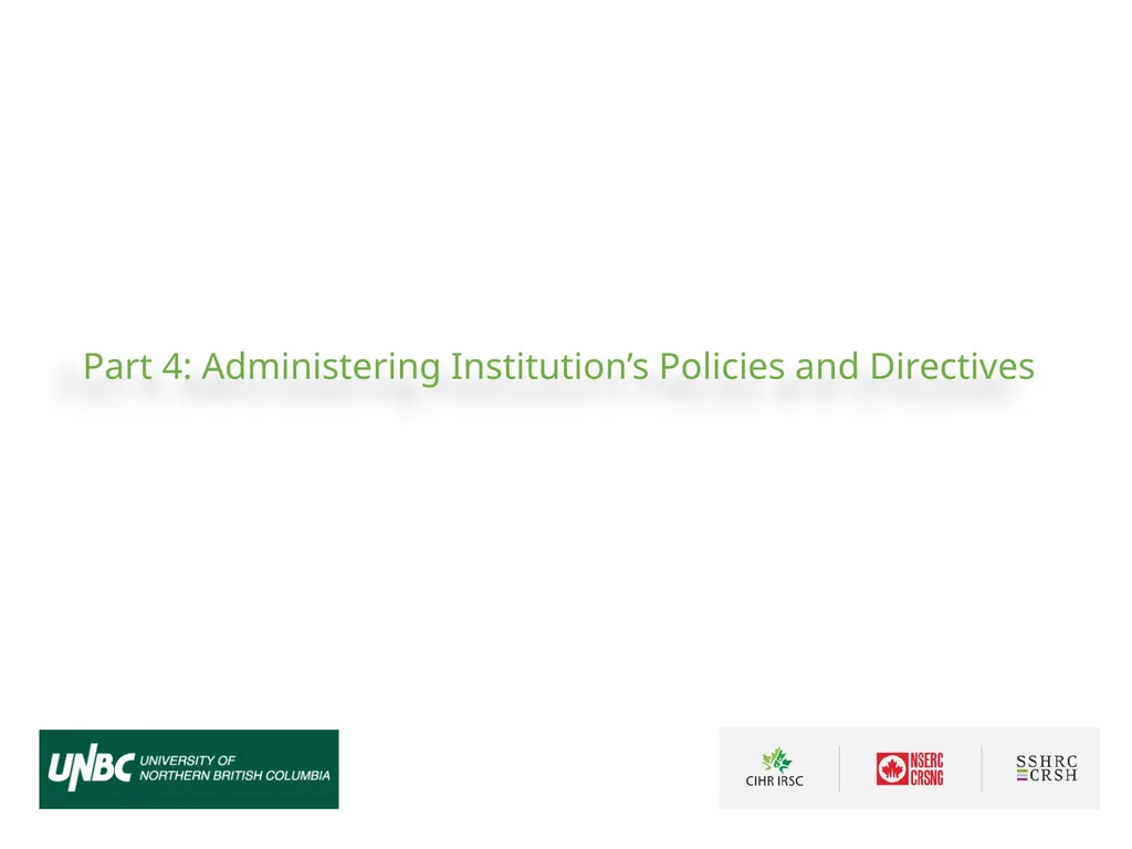 ADVANCING FORWARD: Intro to the New Tri-Agency - slide 27 of 34
