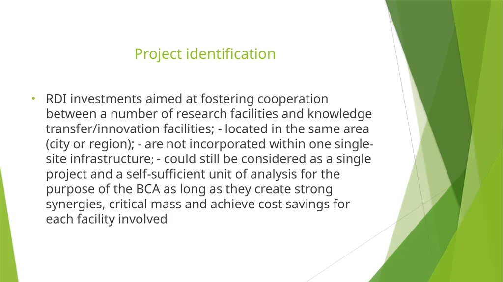 BENEFIT COST ANALYSIS OF RESEARCH, DEVELOPMENT AND - slide 11 of 21