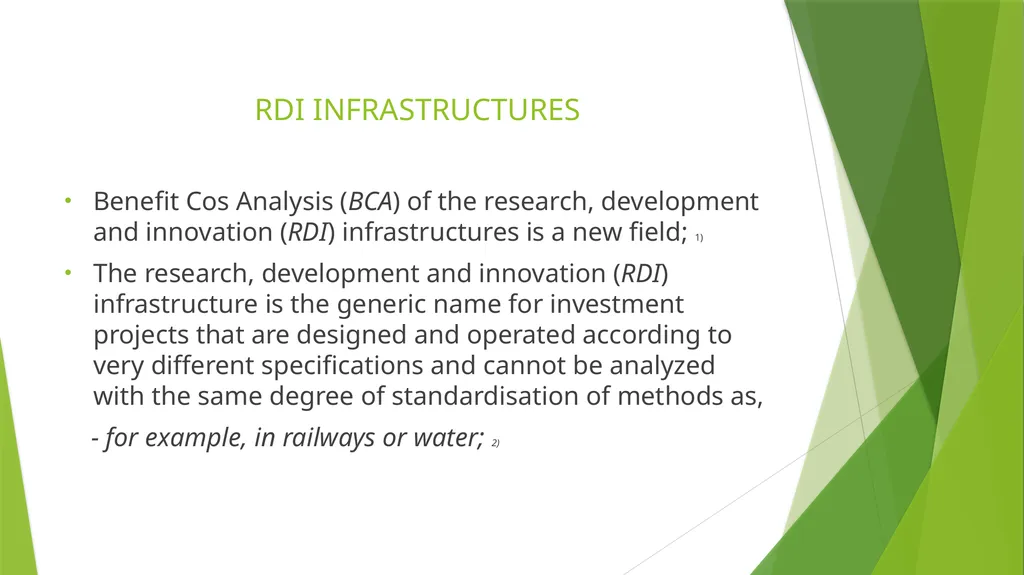 BENEFIT COST ANALYSIS OF RESEARCH, DEVELOPMENT AND - slide 2 of 21