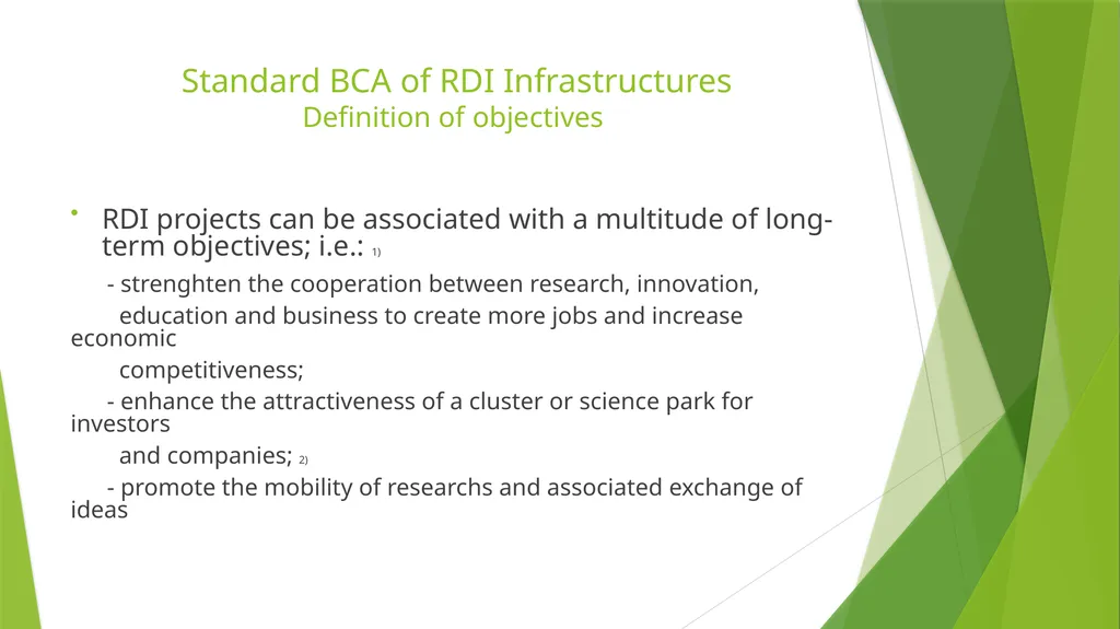 BENEFIT COST ANALYSIS OF RESEARCH, DEVELOPMENT AND - slide 9 of 21