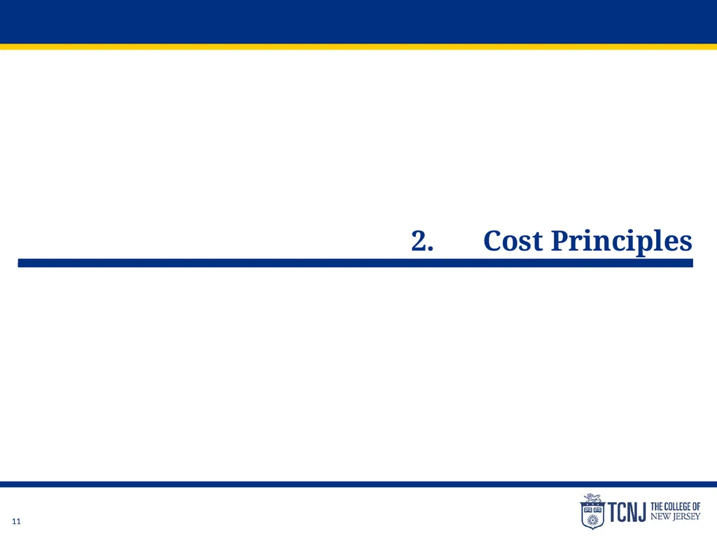 The Uniform Guidance Cost Principles Training Date - slide 11 of 74