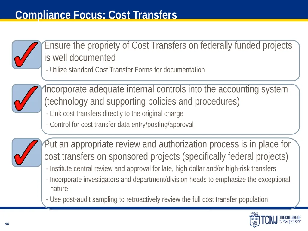 The Uniform Guidance Cost Principles Training Date - slide 56 of 74