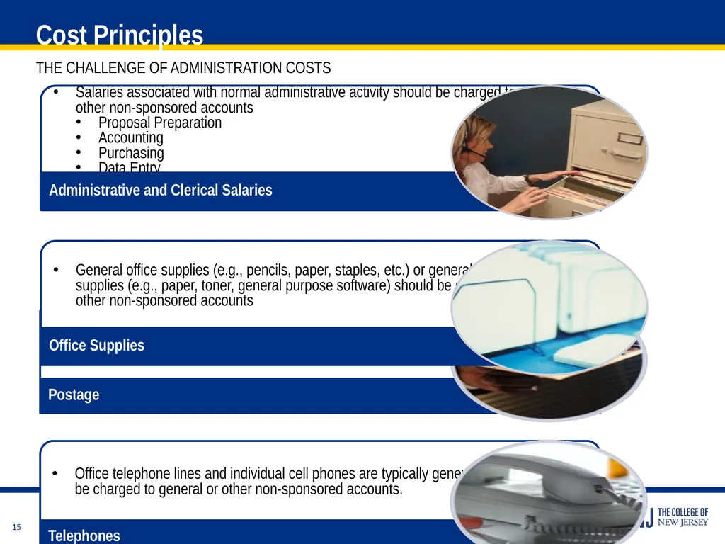 The Uniform Guidance Cost Principles Training Date - slide 15 of 74