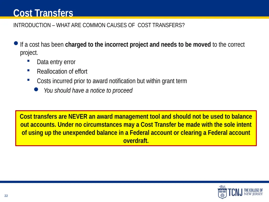 The Uniform Guidance Cost Principles Training Date - slide 22 of 74
