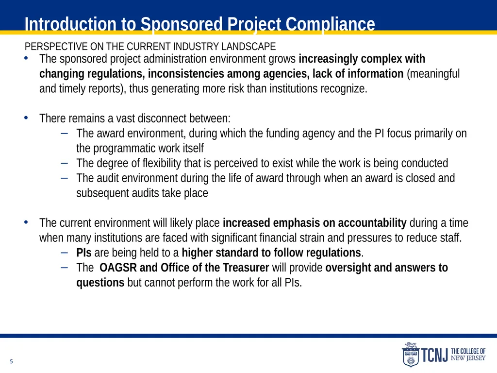 The Uniform Guidance Cost Principles Training Date - slide 5 of 74