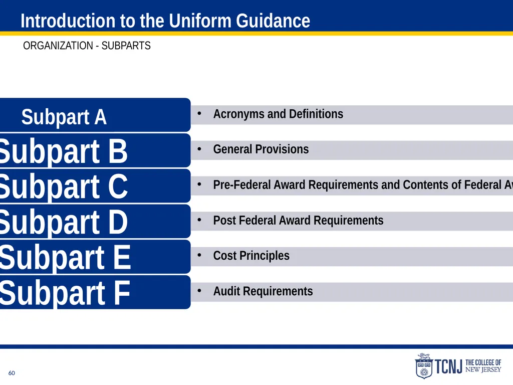 The Uniform Guidance Cost Principles Training Date - slide 60 of 74