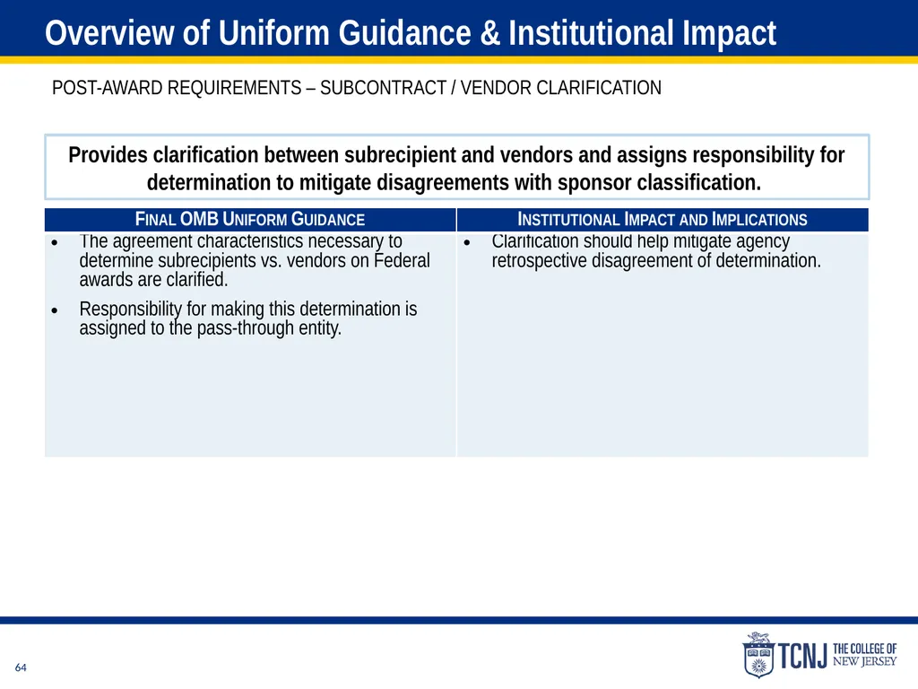 The Uniform Guidance Cost Principles Training Date - slide 64 of 74