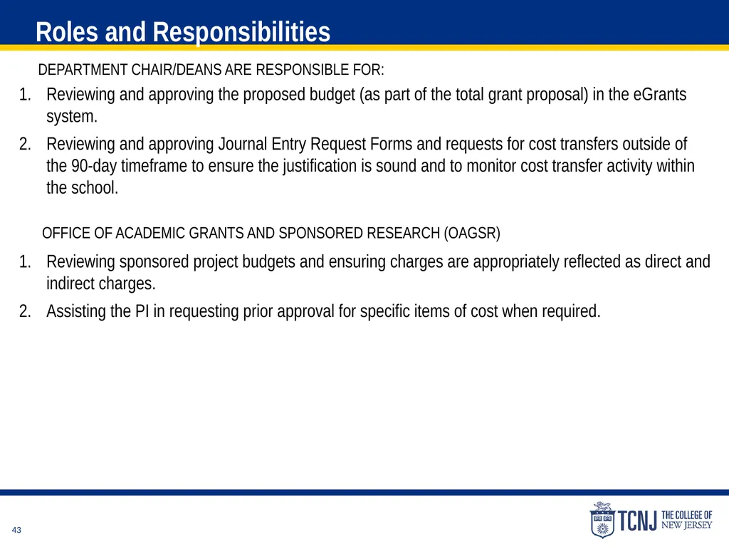 The Uniform Guidance Cost Principles Training Date - slide 43 of 74
