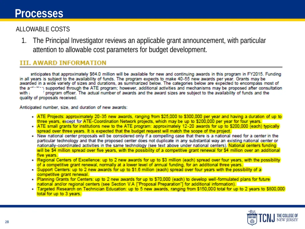 The Uniform Guidance Cost Principles Training Date - slide 28 of 74
