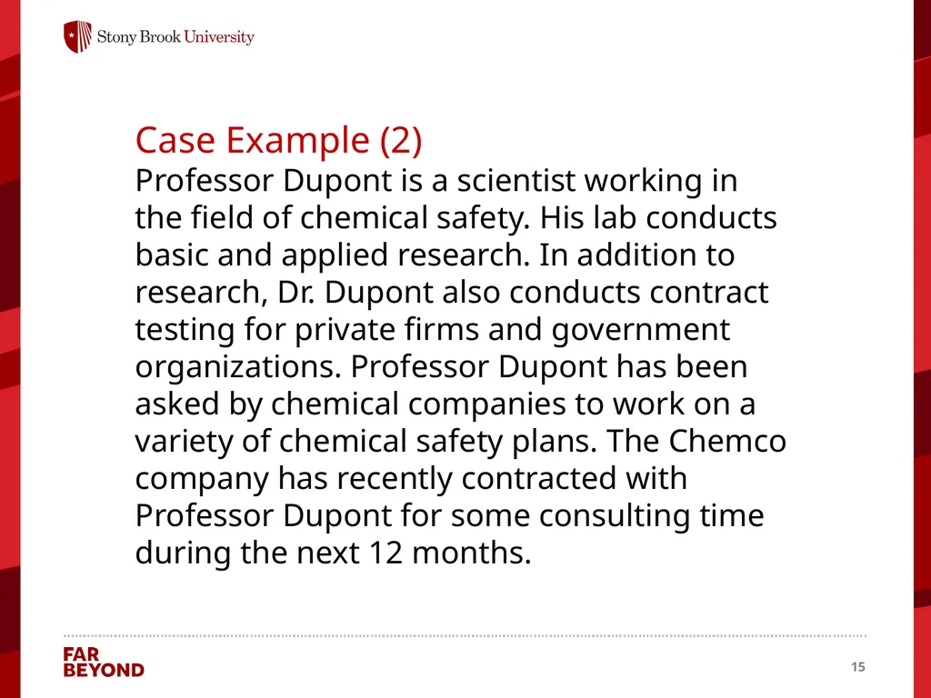 Conflict of Interest Information for this module - slide 15 of 26