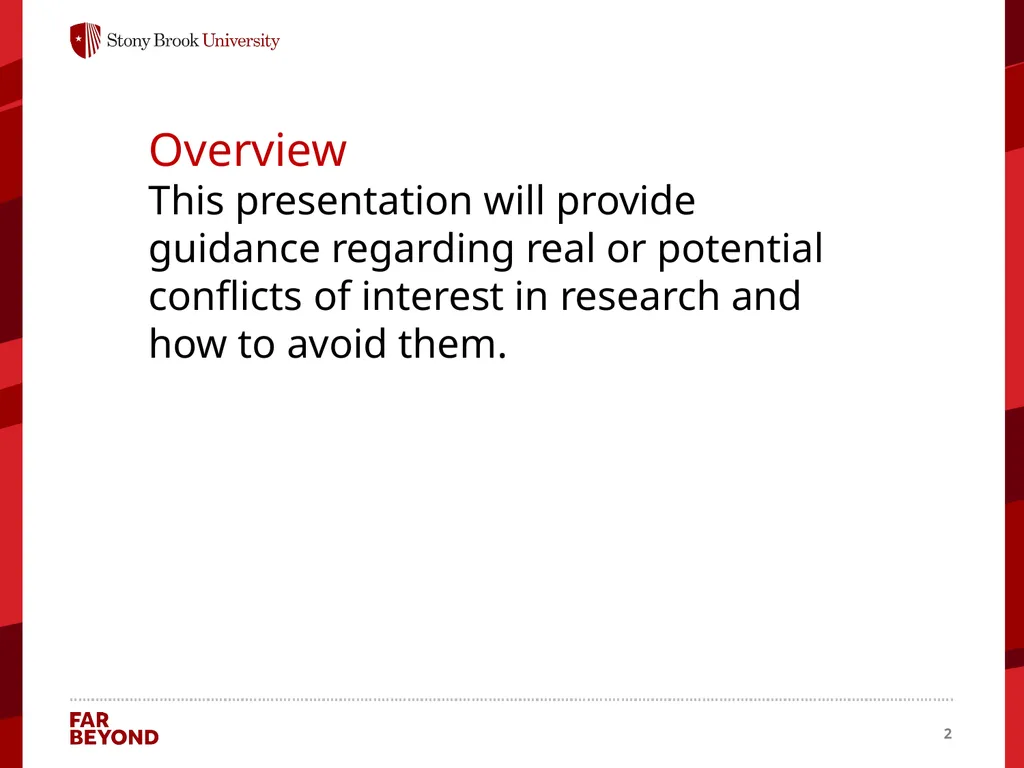 Conflict of Interest Information for this module - slide 2 of 26