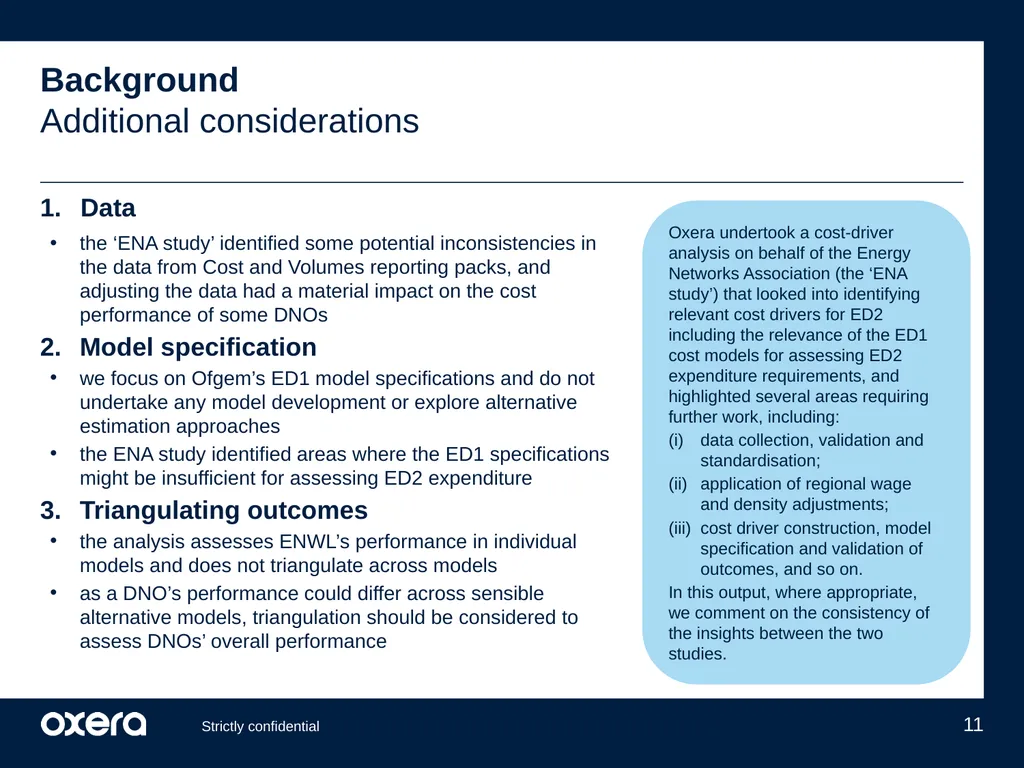 ENWL’s updated cost performance under Ofgem’s - slide 11 of 29