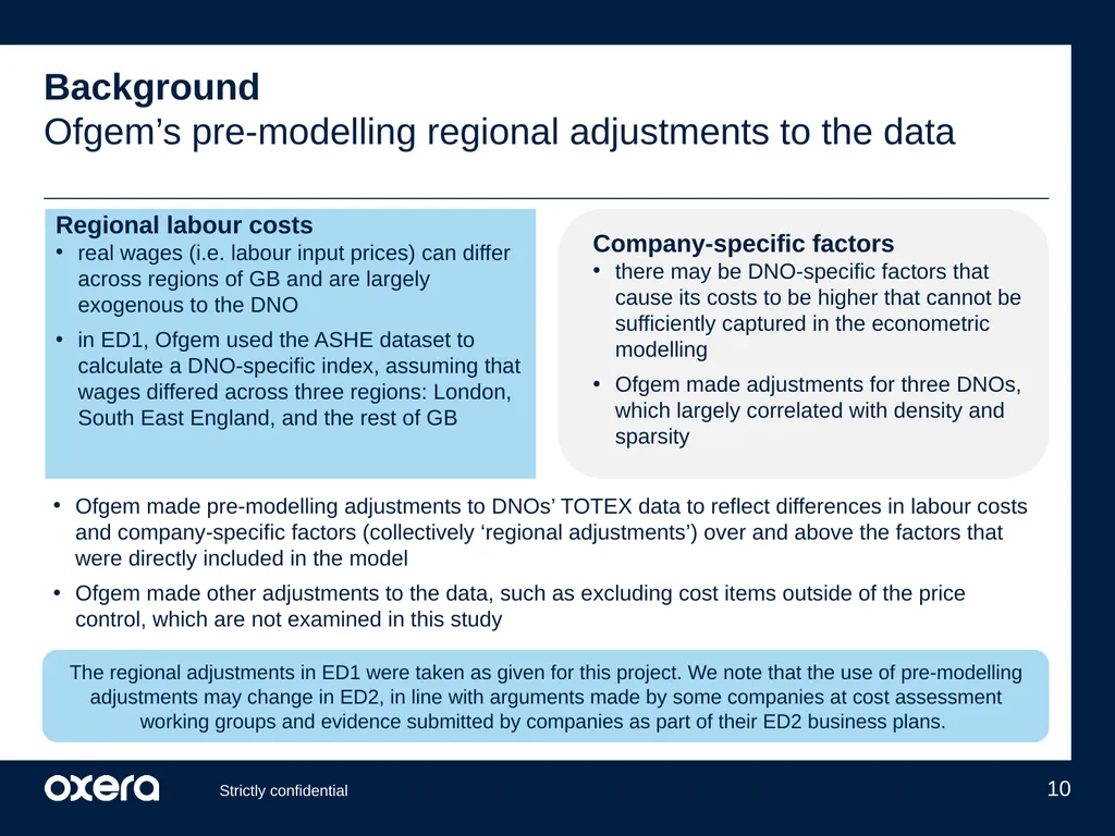ENWL’s updated cost performance under Ofgem’s - slide 10 of 29