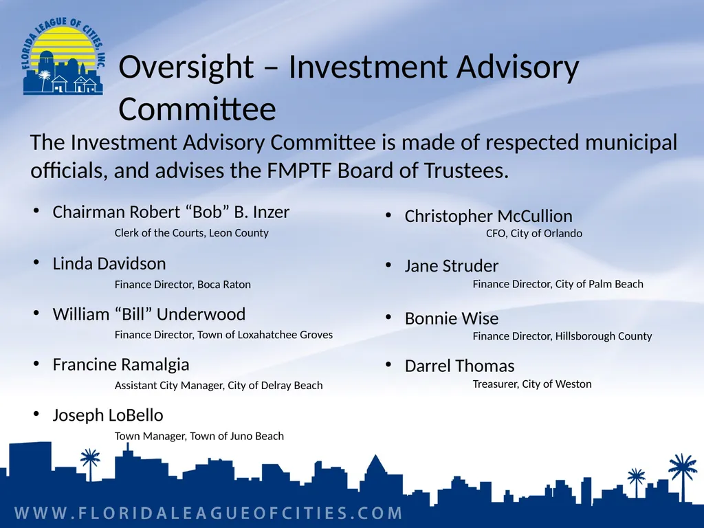 Florida Municipal Pension Trust Fund Preparing for - slide 12 of 32