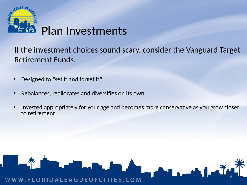 Florida Municipal Pension Trust Fund Preparing for - slide 16 of 32