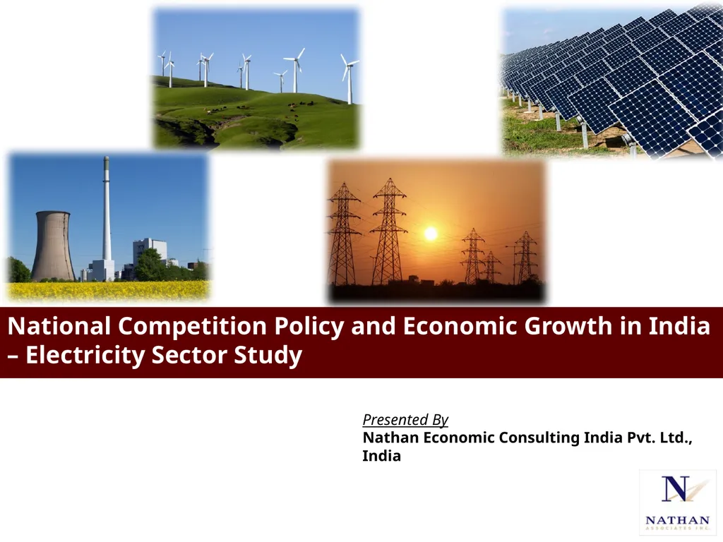 National Competition Policy and Economic Growth in - slide 1 of 16