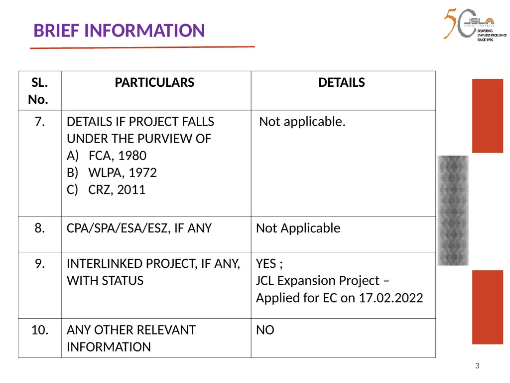 1 Environment Clearance (EC) for Expansion of - slide 3 of 70