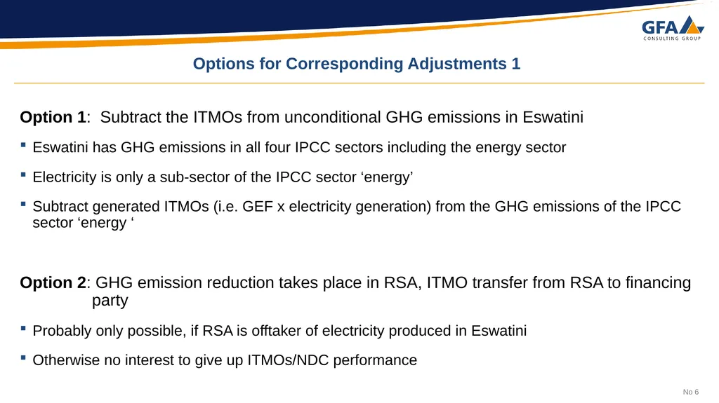 Regional Cooperation under Article 6 Approaches - slide 6 of 11