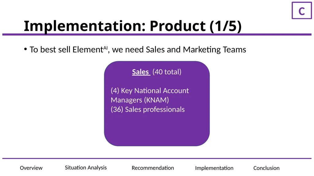 ElementAI Presented to: JF Gagne, CEO of ElementAI - slide 18 of 36