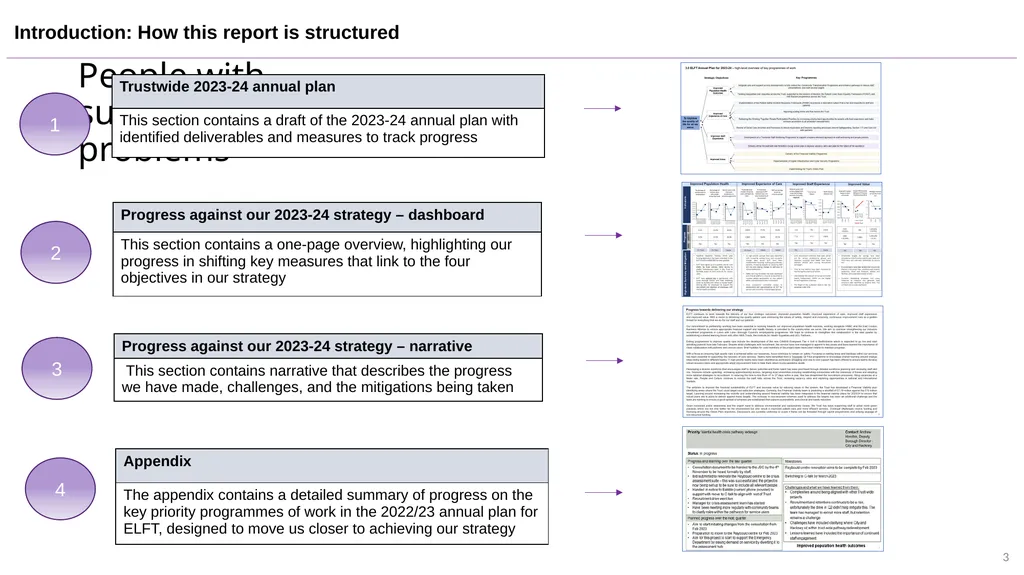 Progress with delivering our strategy and annual - slide 3 of 23
