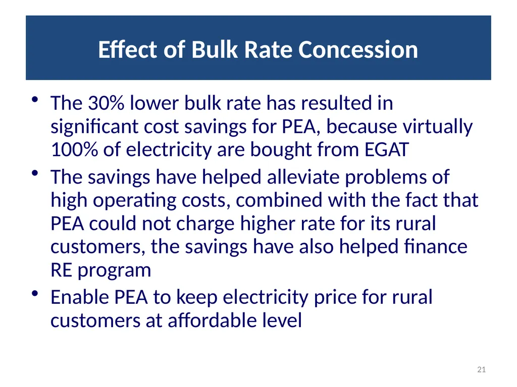 1 Rural Electrification in Thailand Lessons - slide 21 of 35